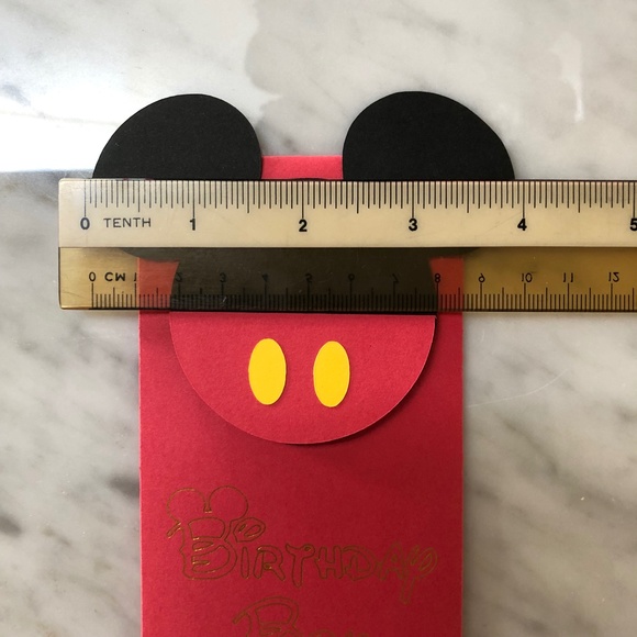 Personalized & Customized Disney Mickey Mouse Birthday Boy Gift Money Envelope - Picture 9 of 9